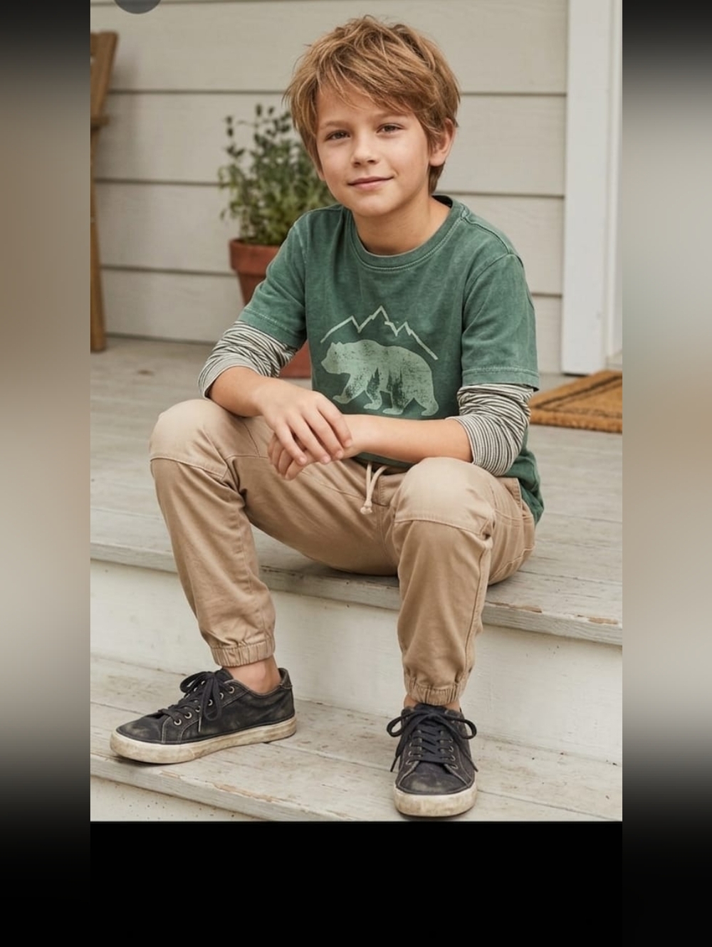 H&M Kids Tan Cargo Pants